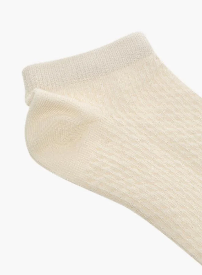 Flora Bella By Shoexpress MULTICOLOUR Flora Bella Pack Of 5 Ankle Length Cotton Socks for Women | Best Price UAE